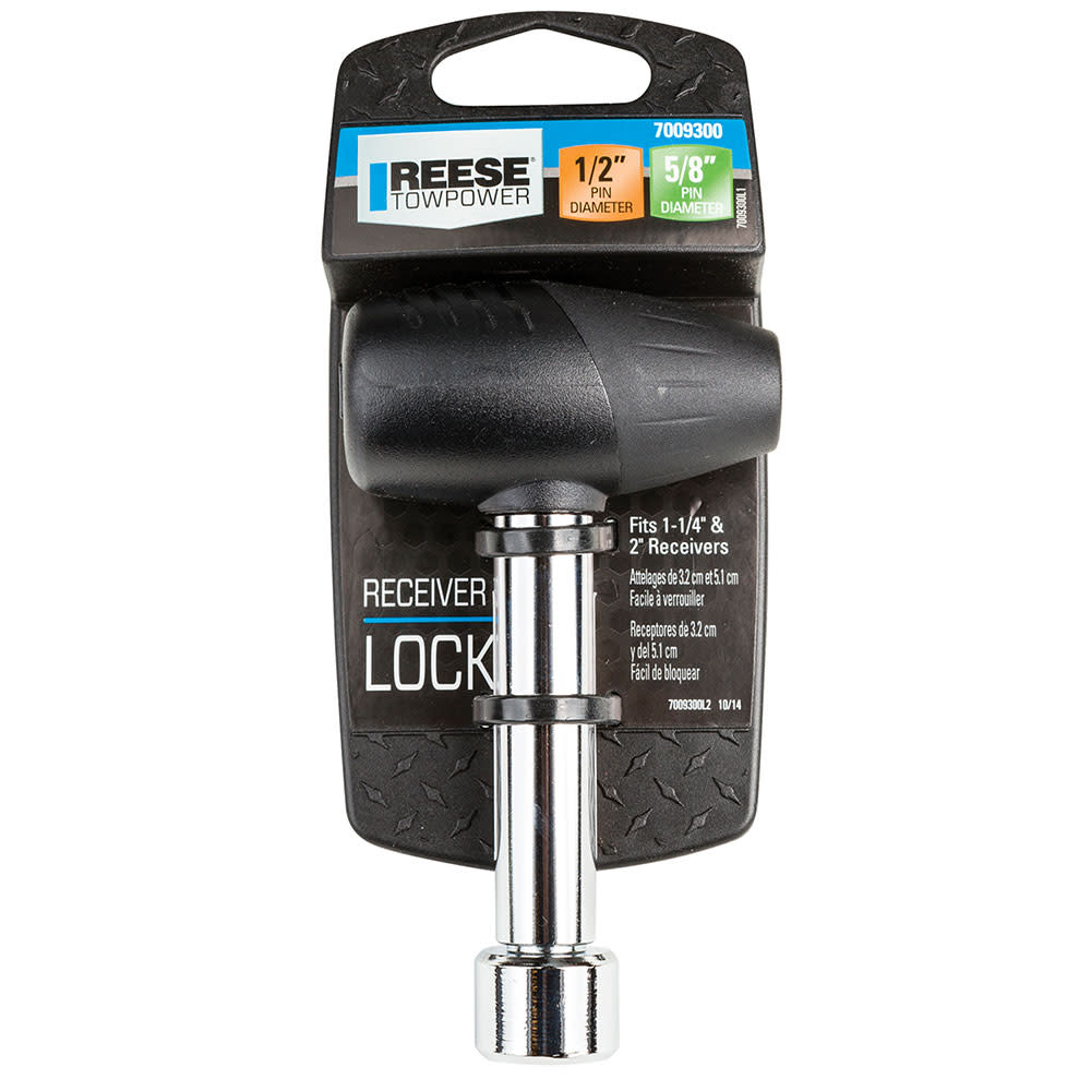 Reese 360 Degree Head Trailer Hitch Receiver Lock - Flockneti