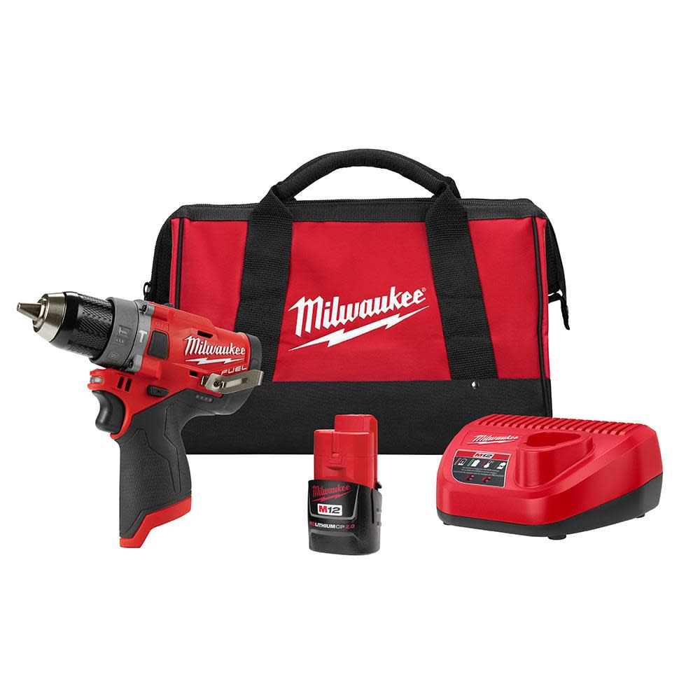 Milwaukee M12 FUEL 1/2 in. Hammer Drill 1 Battery Kit - Flockneti