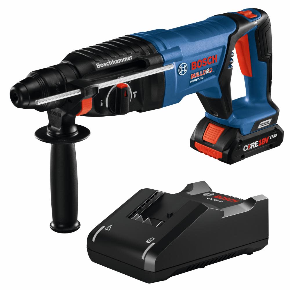 Bosch 18V EC SDS Plus Bulldog 1″ Rotary Hammer Kit - Flockneti