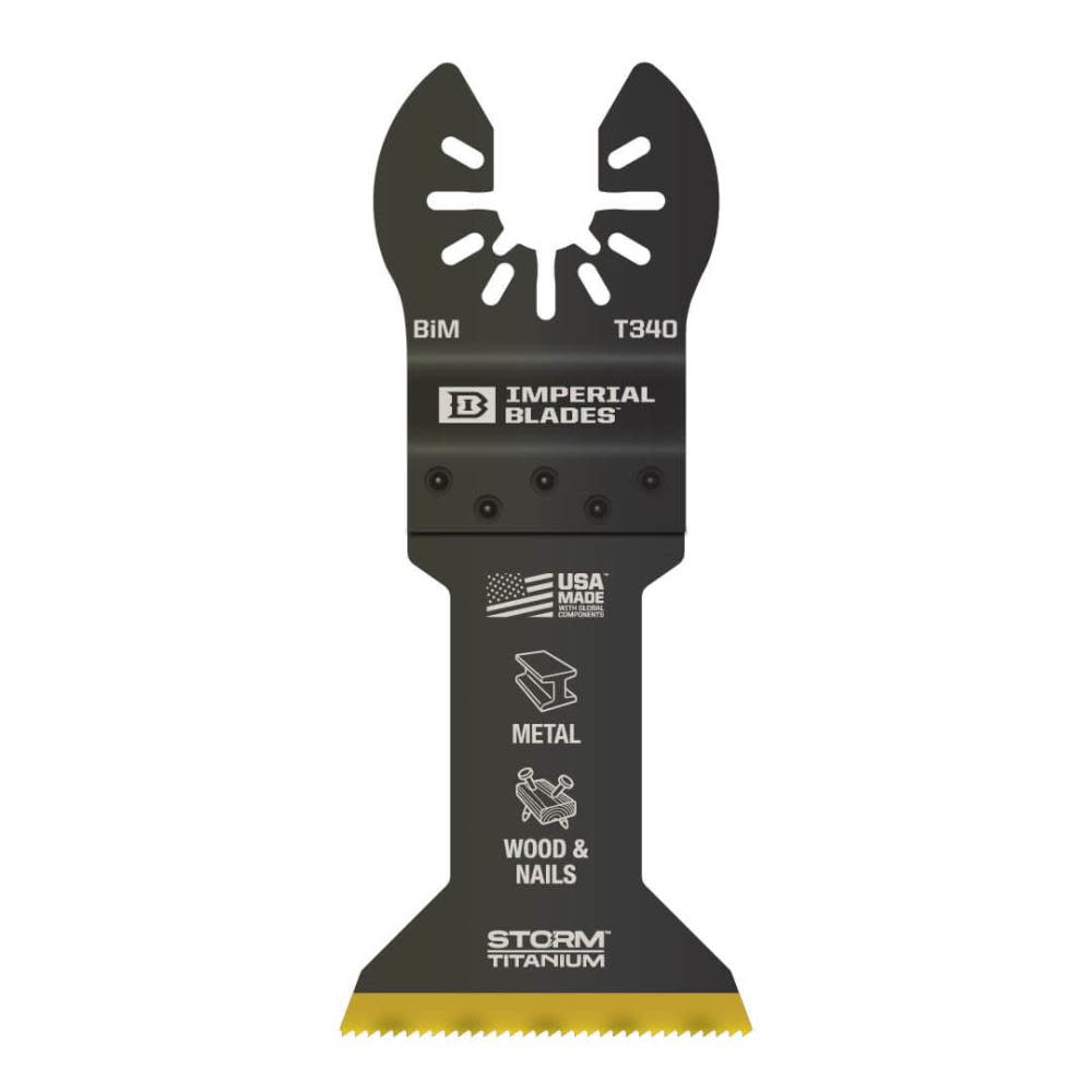 Imperial Blades One Fit 1 3/4″ Storm Titanium Metal Blade 1pc - Flockneti
