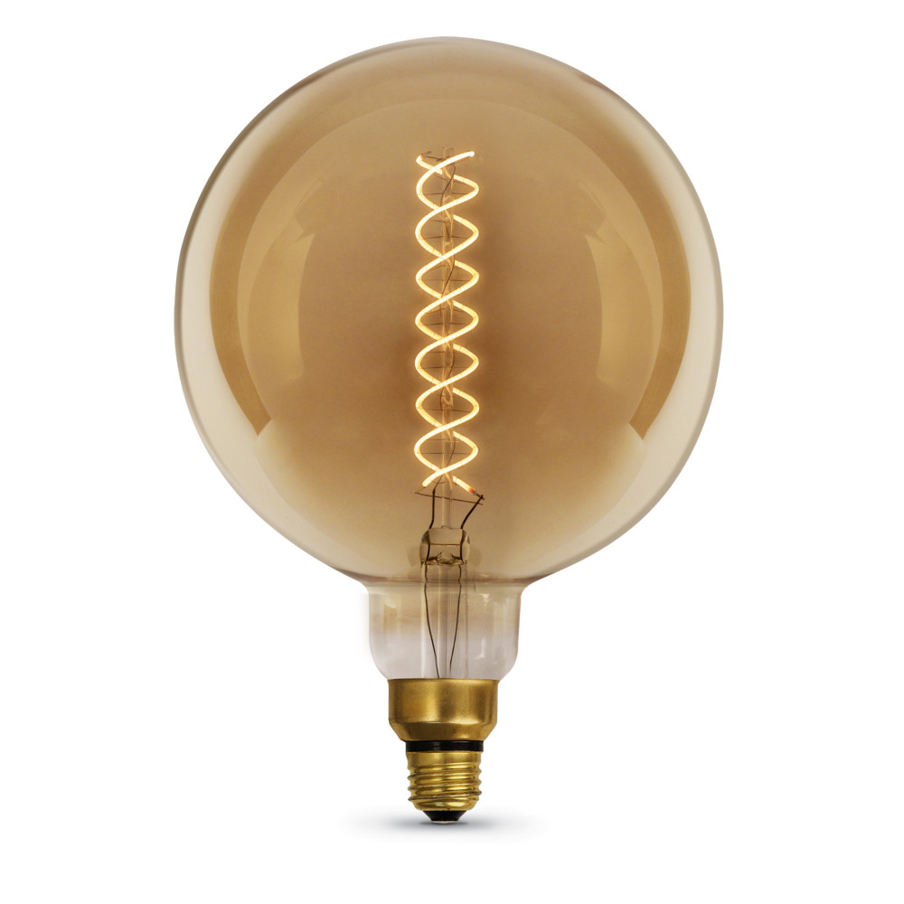 Feit Electric 60W G63 Spiral Filament 2000K LED Bulb 1pk - Flockneti