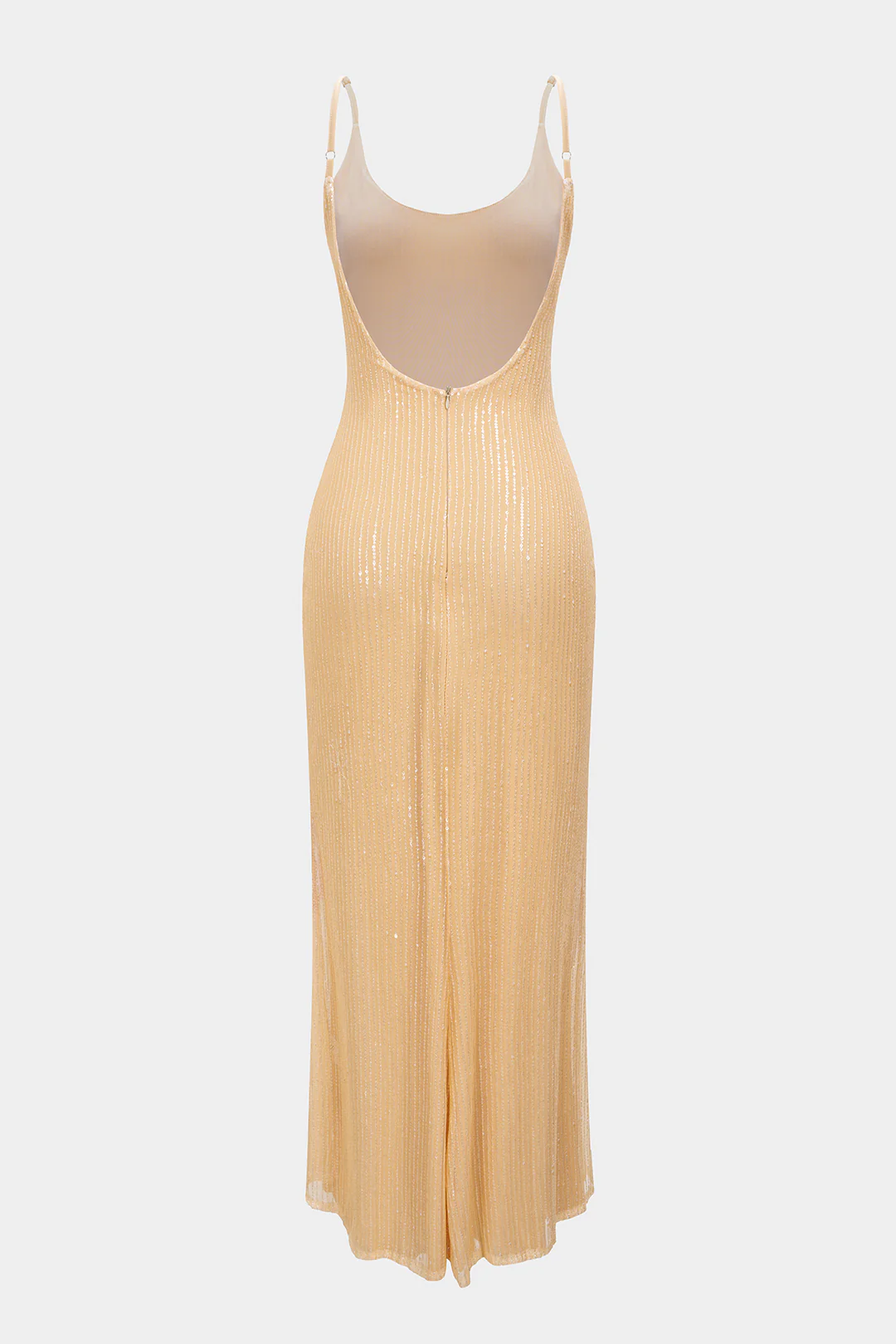 Floral Print Round Neck Backless Zipper Sleeveless Midi Dress - Flockneti