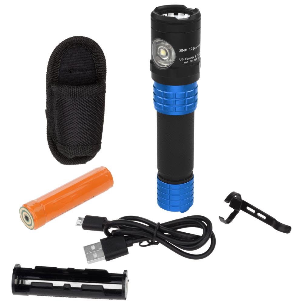 Nightstick USB Tactical Dual-Light Flashlight Rechargeable - Flockneti