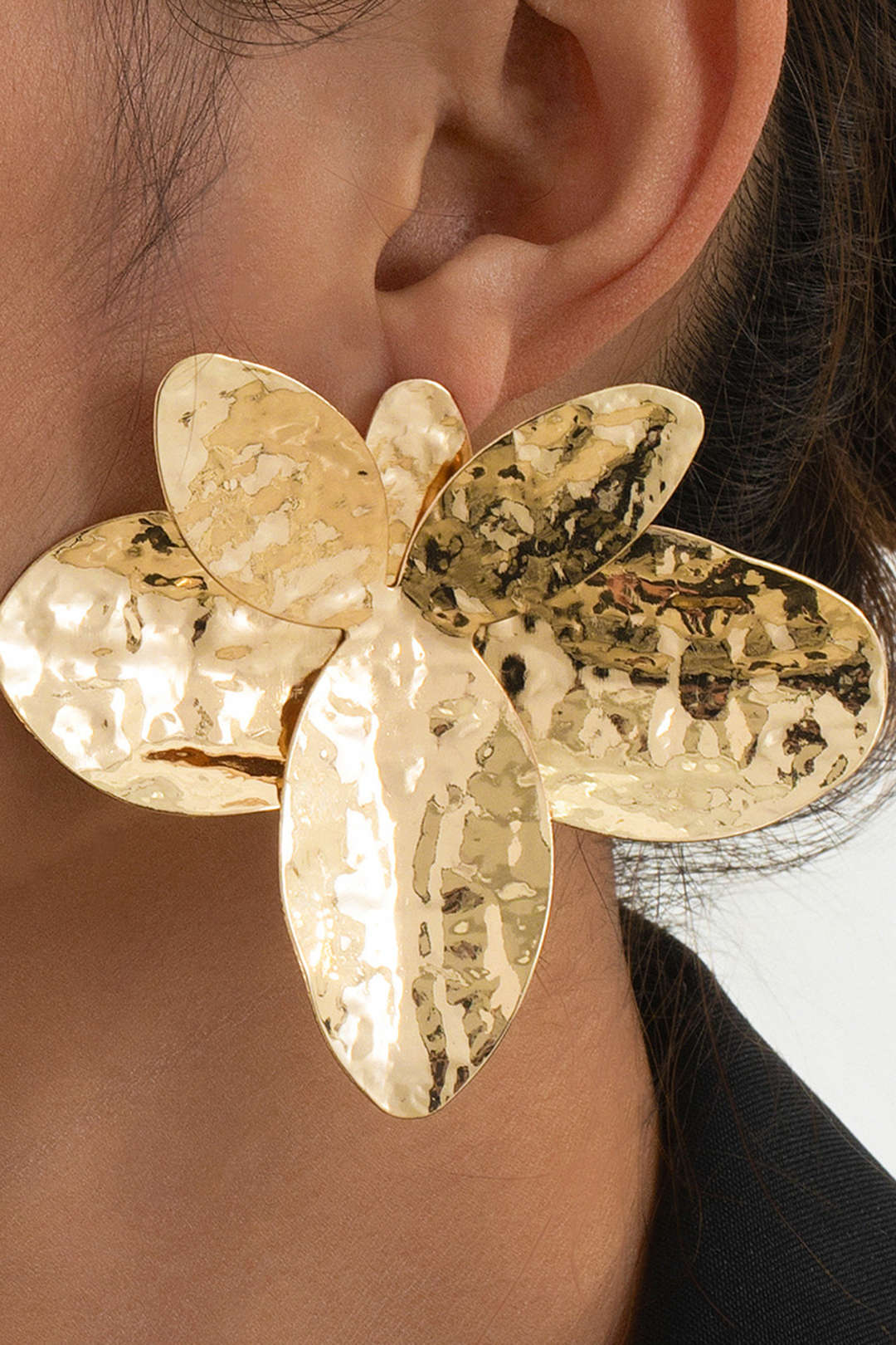 Metal Exaggerated Irregular Earrings - Flockneti