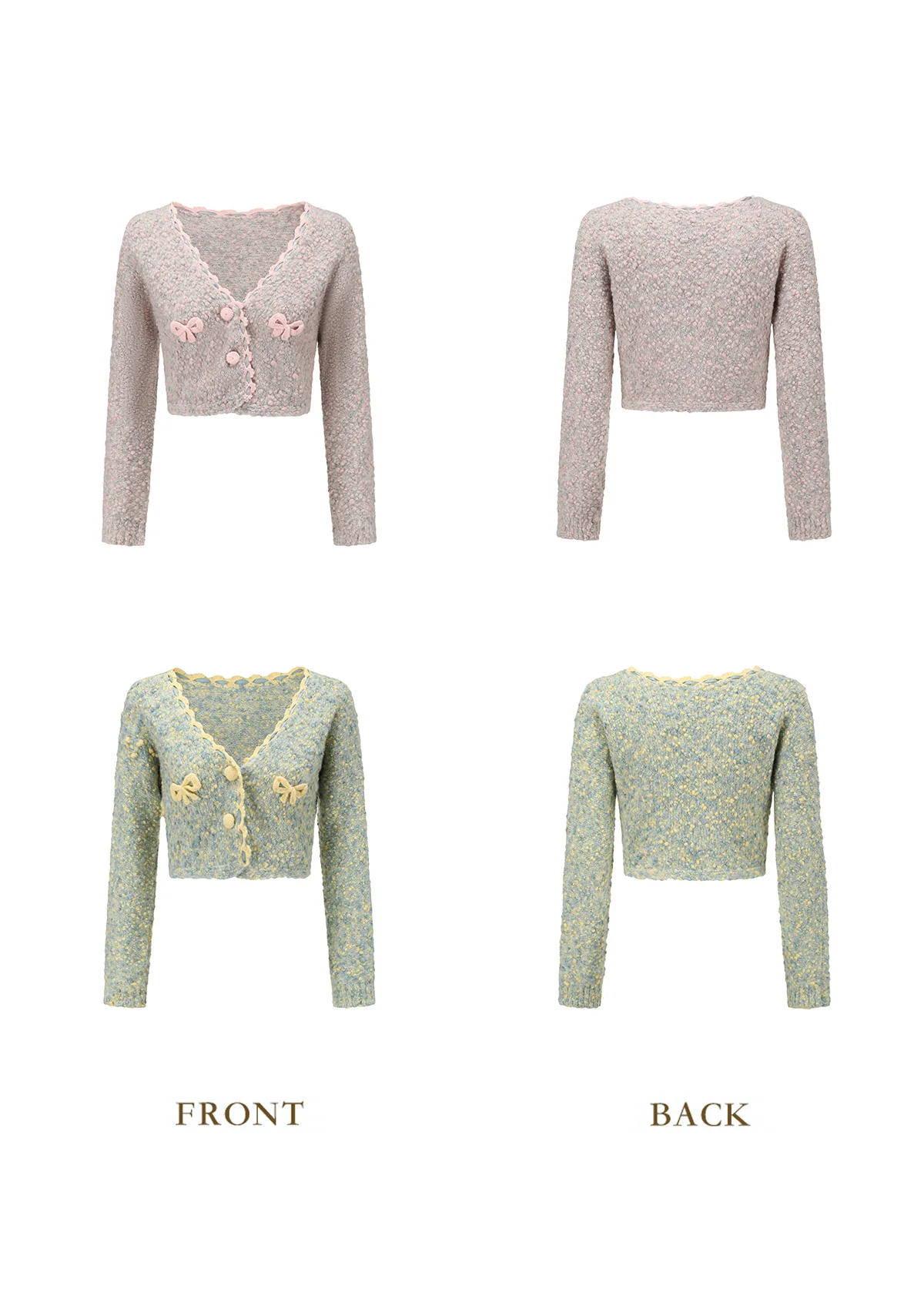 The Little Pineapple Knit Cardigan - Flockneti