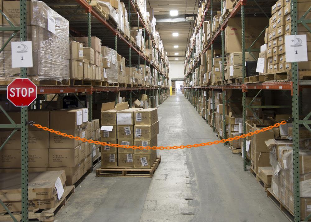 Mr Chain 2 in. (#8 51mm) x 100 ft. Safety Orange Plastic Barrier Chain - Flockneti