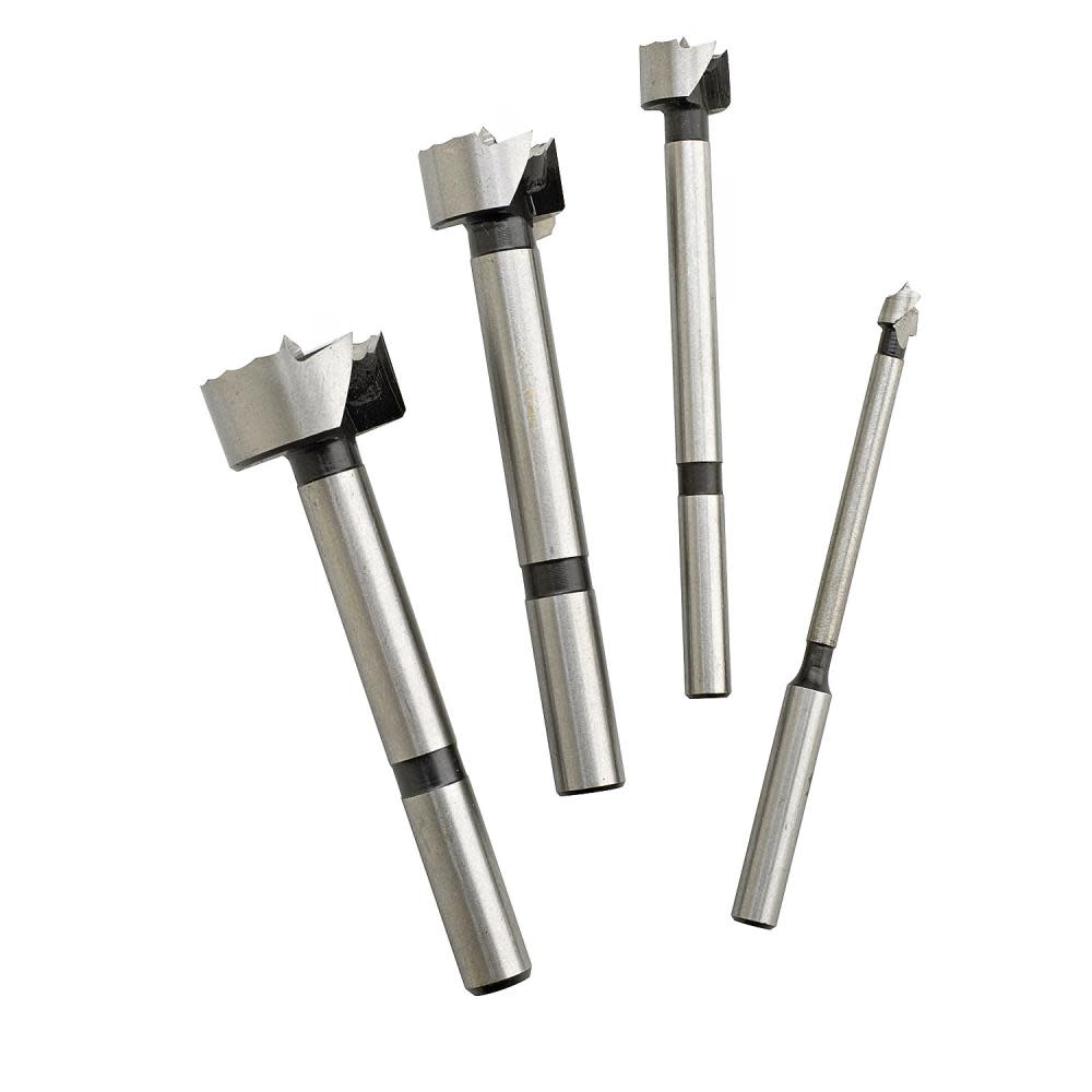 Fisch 4 pc Wave Cutter Forged Forstner Bit Set – Fractional - Flockneti