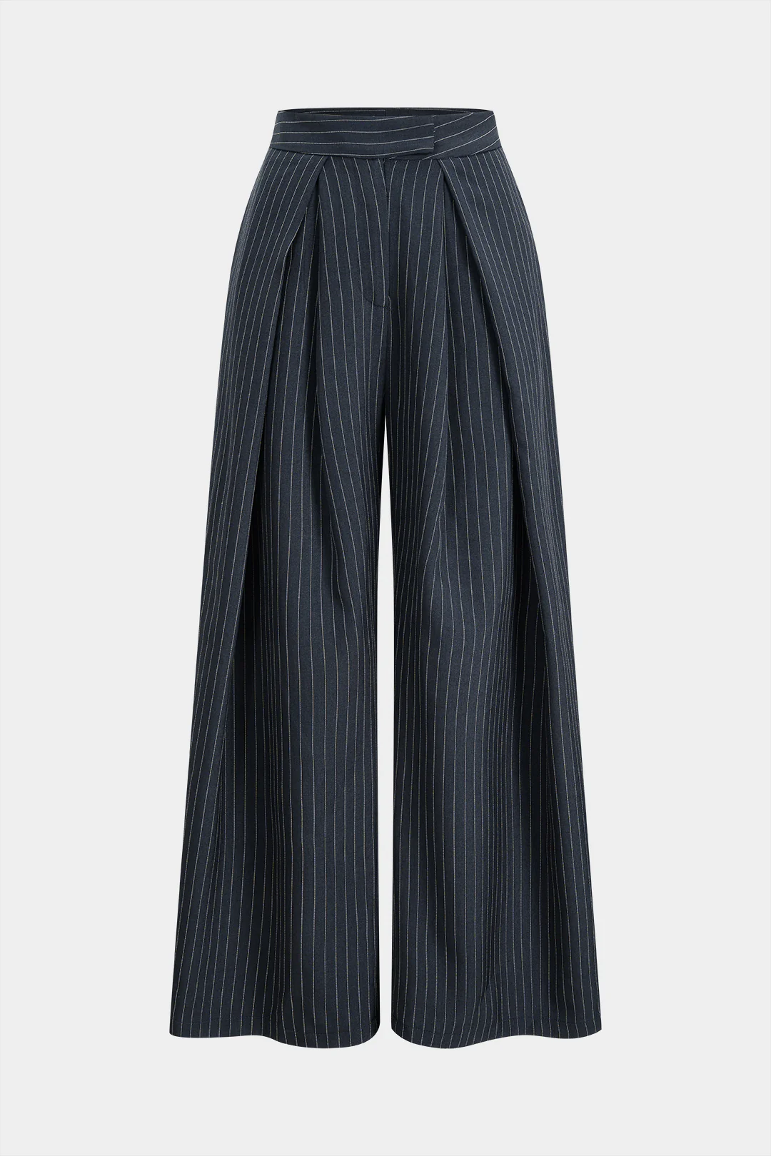 Stripes Print Wide Leg Pants - Flockneti