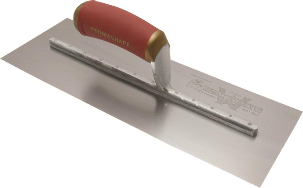 Marshalltown 14 In. x 3 In. PermaShape Broken-In Trowel - Flockneti