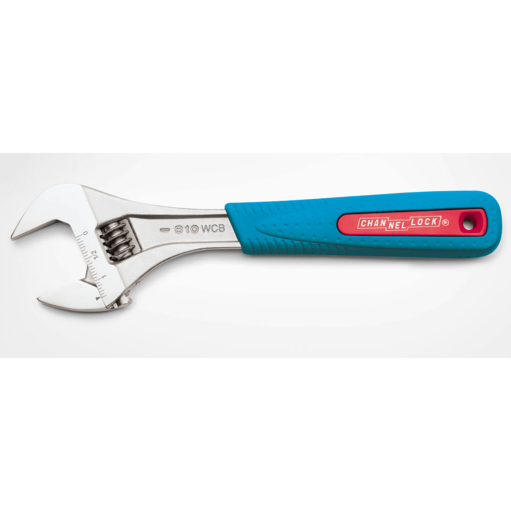 Channellock 12 In. CODE BLUE Adjustable Wrench Wide - Flockneti