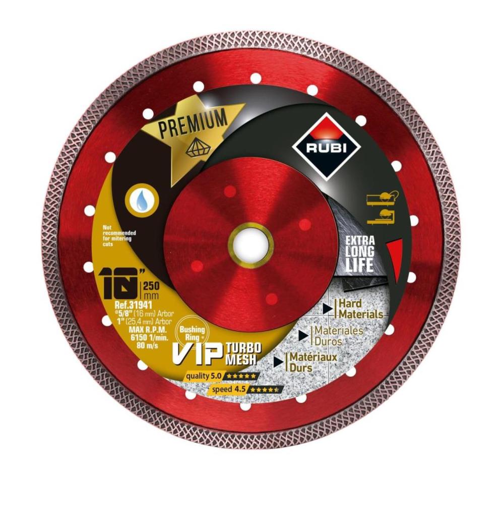 Rubi Tools Blade Viper Mesh 10 In. Diamond Blade (1″ and 5/8″ Arbor) - Flockneti
