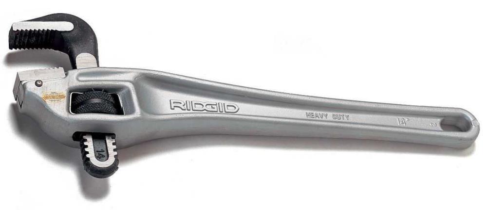 Ridgid 14 In Aluminum Offset Pipe Wrench - Flockneti