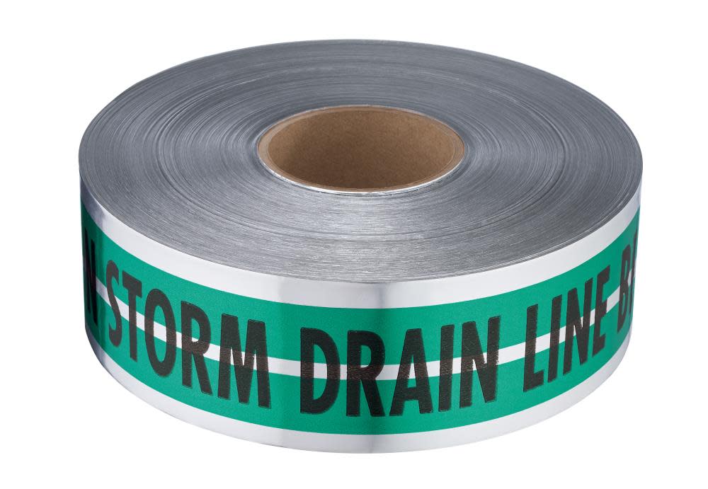 Empire Level MAGNATEC Premium Detectable Tape Sewer Line - Flockneti