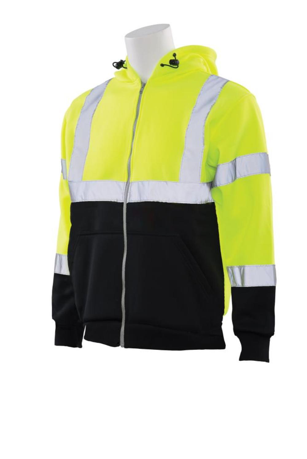 ERB W375B CL3 Hi Vis Hoodie Sweatshirt XL - Flockneti
