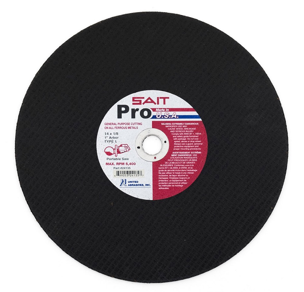 United Abrasives 14″ Pro Metal Grinding Wheel - Flockneti