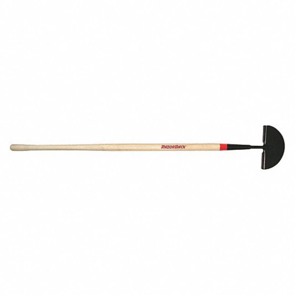 Razorback 48 in. Half Moon Blade Turf Edger with Wood Handle - Flockneti