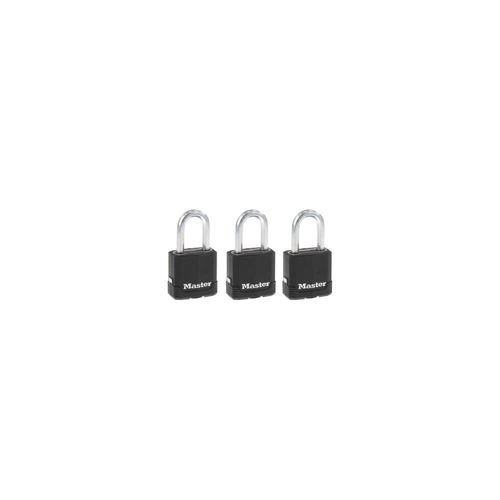 Master Lock Padlock 1 3/4″ Steel Keyed Alike Dual Ball Bearing - Flockneti