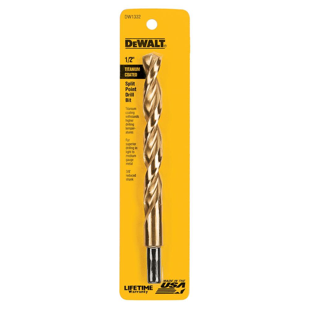 DEWALT 1/2-in Titanium Nitride Coating Speed Tip Bit - Flockneti