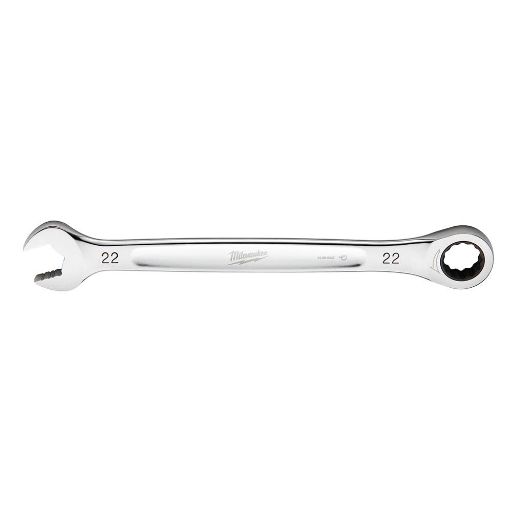 Milwaukee Ratcheting Combination Wrench 22mm Metric - Flockneti