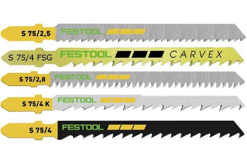Festool Jigsaw Blade Assortment for Wood Cutting – Pack of 25 - Flockneti