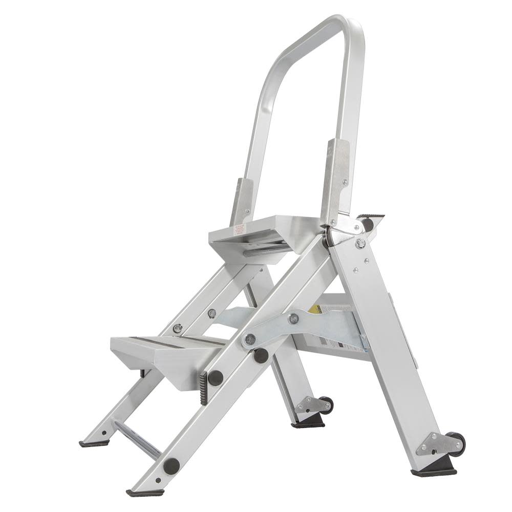 Xtend and Climb 2 Step Aluminum 300-Lb Type IA Step Ladder - Flockneti