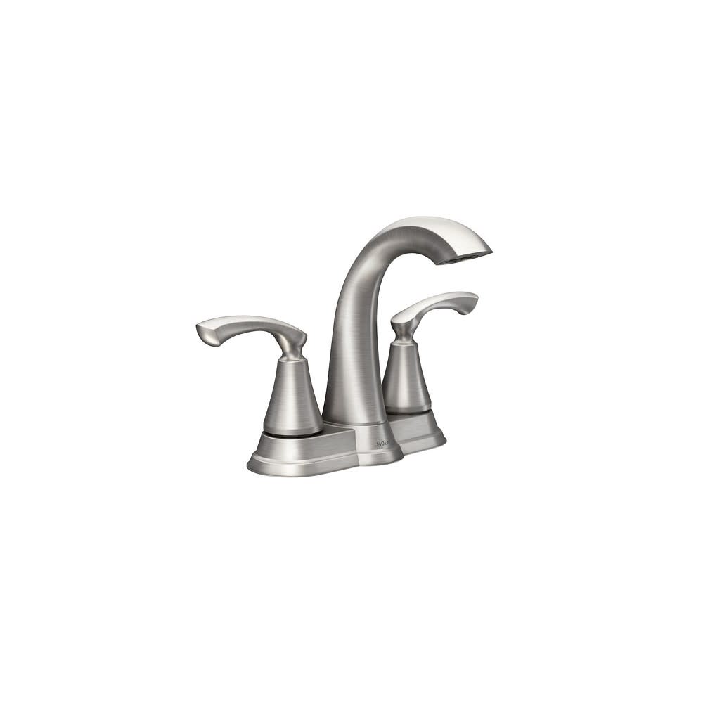 Moen Tiffin Bathroom Faucet Spot Resist Nickel 2 Handle High Arc - Flockneti