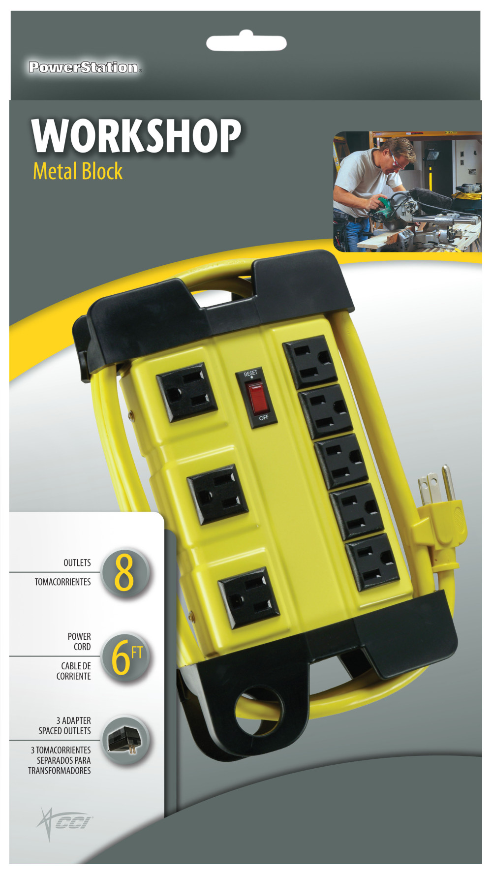 Southwire Power Strip 8 Outlet - Flockneti