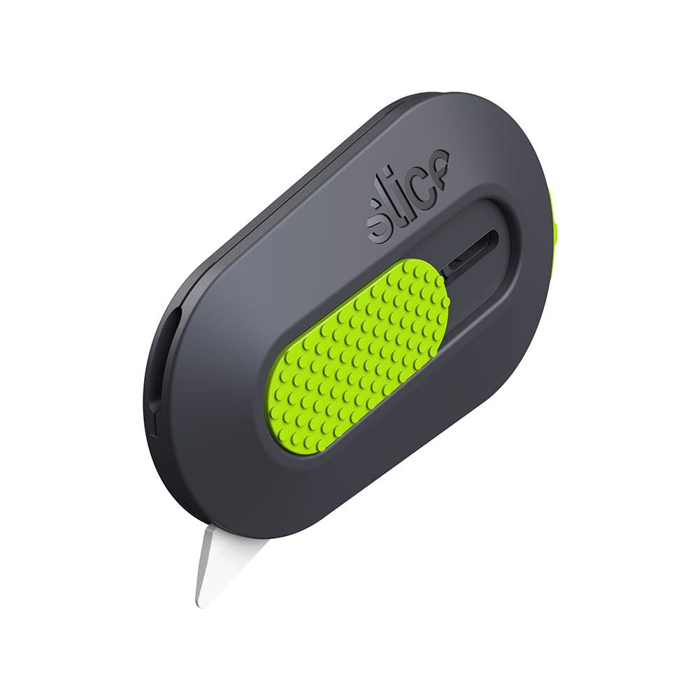 Slice Mini Cutter Black/Green Auto Retractable Zirconium Oxide - Flockneti