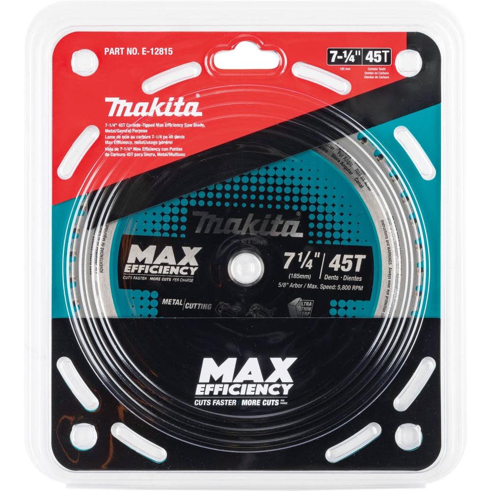 Makita 7 1/4″ 45T Saw Blade Metal/General Purpose - Flockneti