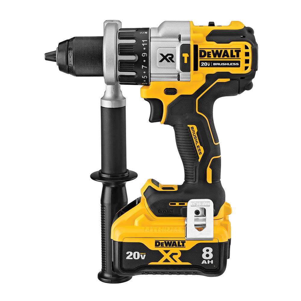 DEWALT 20V MAX* POWER DETECT XR 1/2In Brushless Hammer Drill/Driver Kit - Flockneti