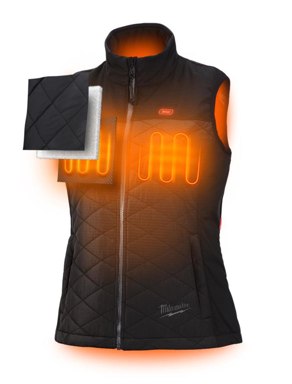 Milwaukee M12 Heated Women’s AXIS Vest L (Black) - Flockneti