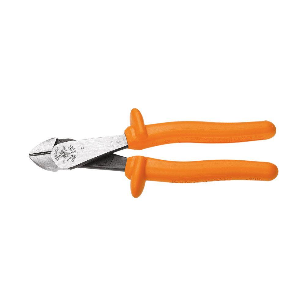 Klein Tools 8-1/4 In. Insulated Diagonal Cutting Pliers - Flockneti