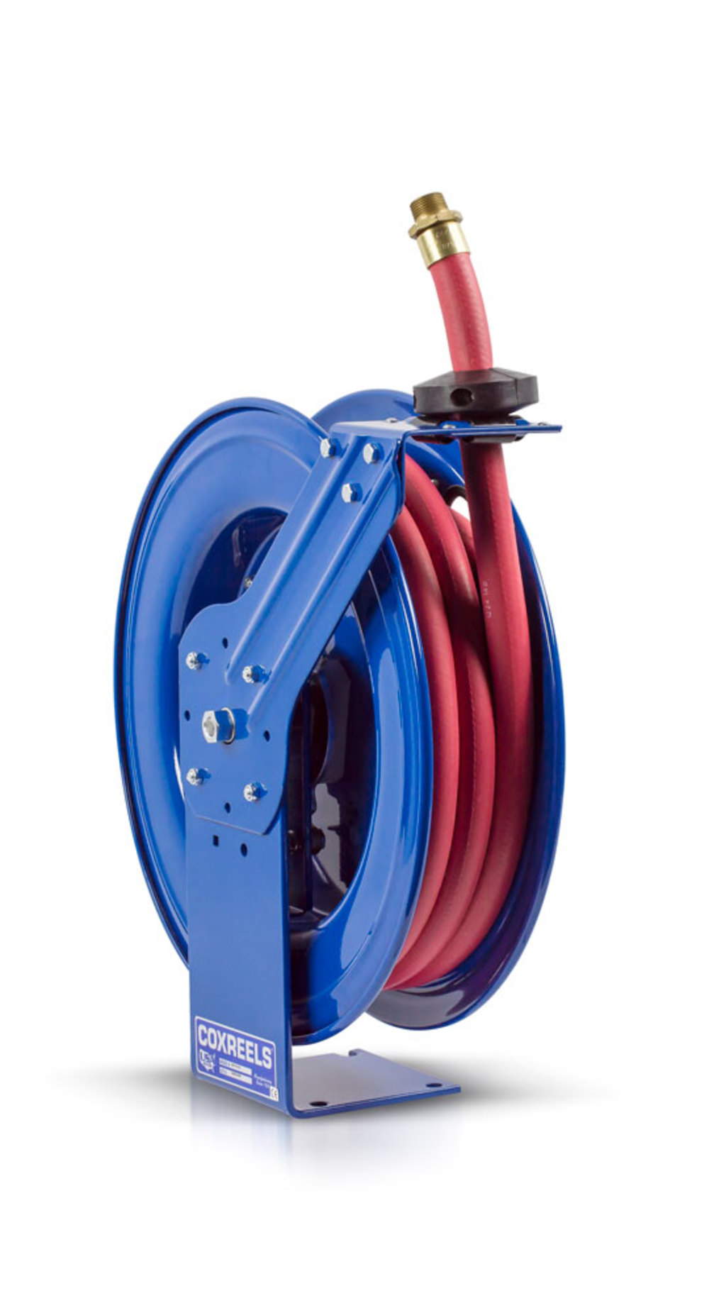 Coxreels 3/4 in x 25 ft Heavy Duty Spring Driven Fuel Hose Reel 300 PSI - Flockneti