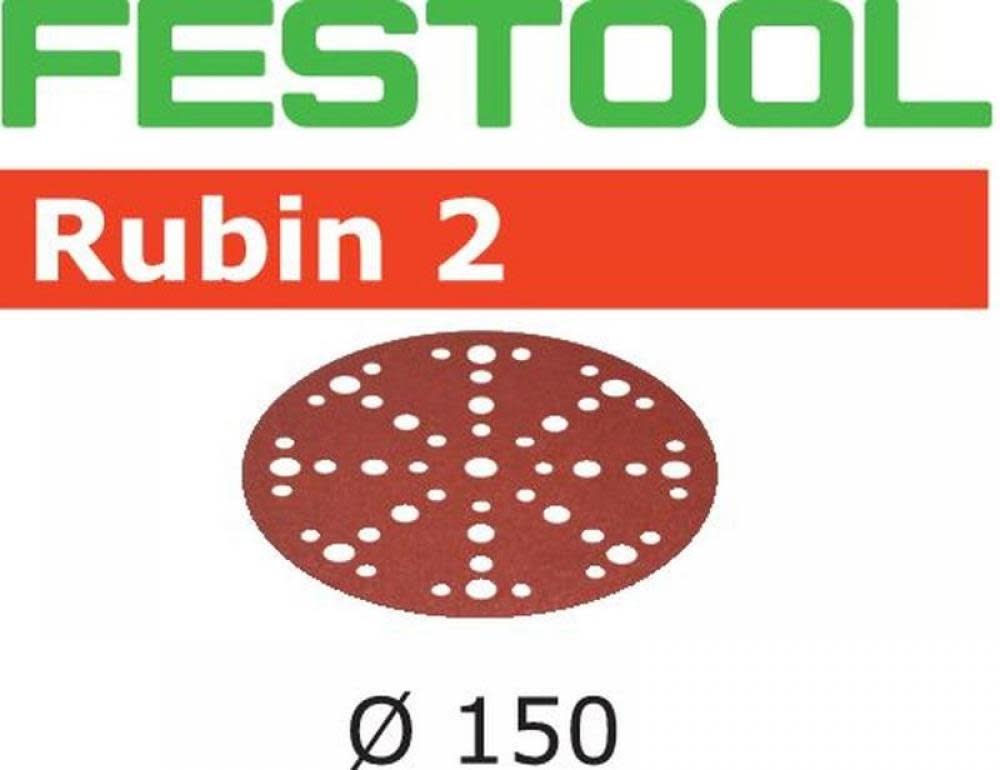 Festool Rubin 2 Sanding Abrasive – STF D150/48 – P60 – 50 pack - Flockneti