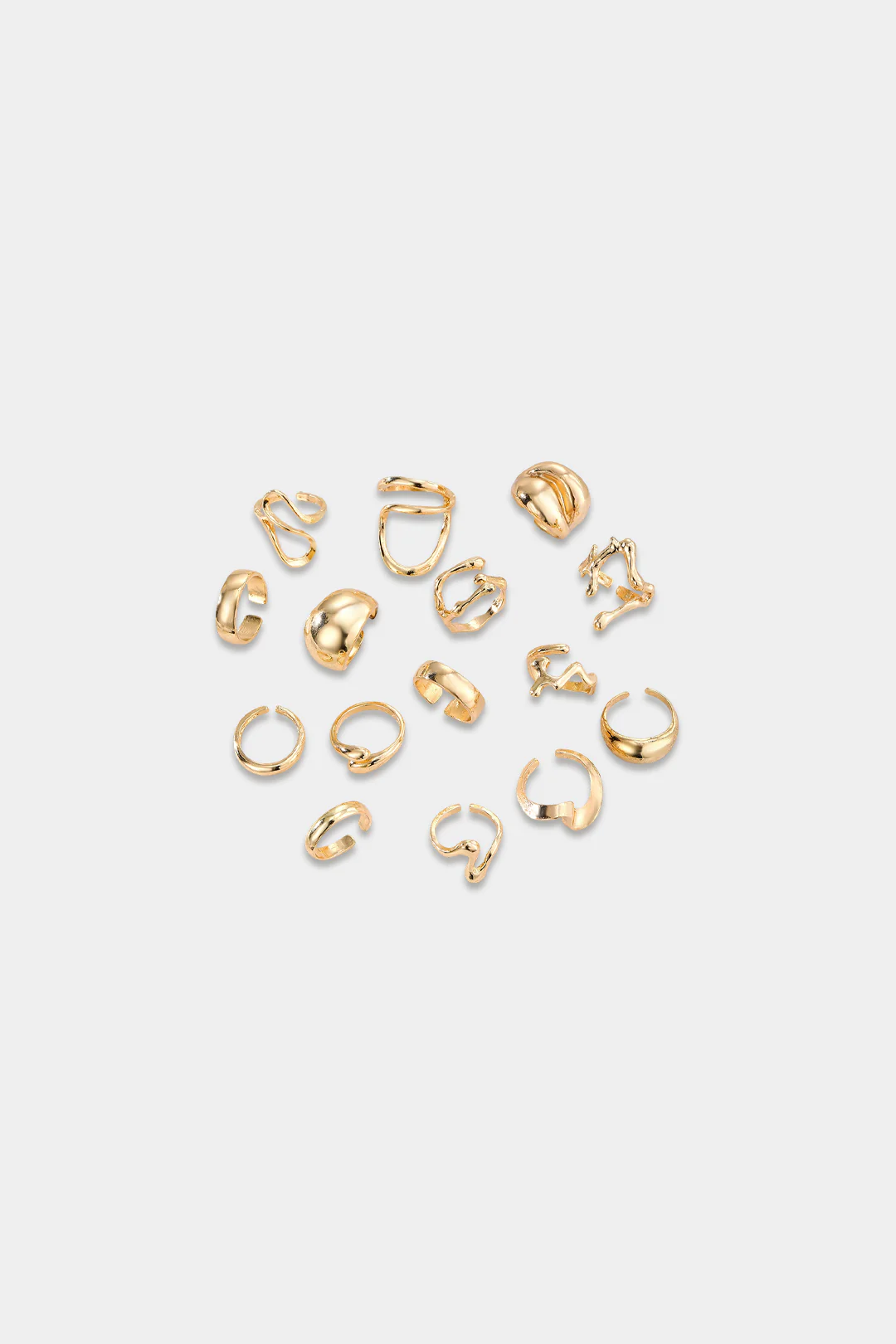 Metal Irregular Rings - Flockneti