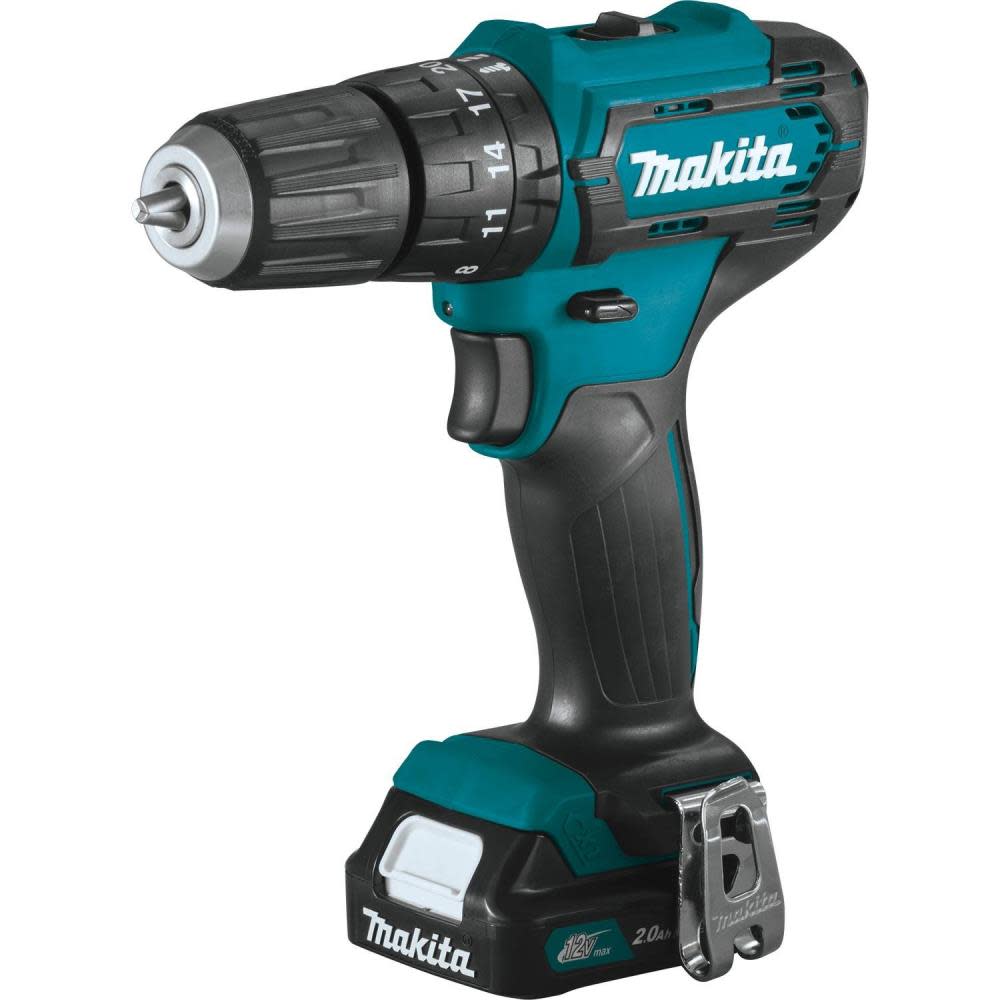 Makita 12V max CXT Hammer Driver Drill Kit 3/8″ Hammer Driver Drill Kit - Flockneti