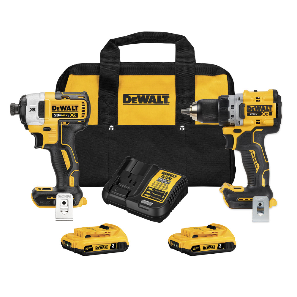 DEWALT 20V MAX XR 1/2″ Drill/Driver & 1/4″ Impact Driver Kit - Flockneti