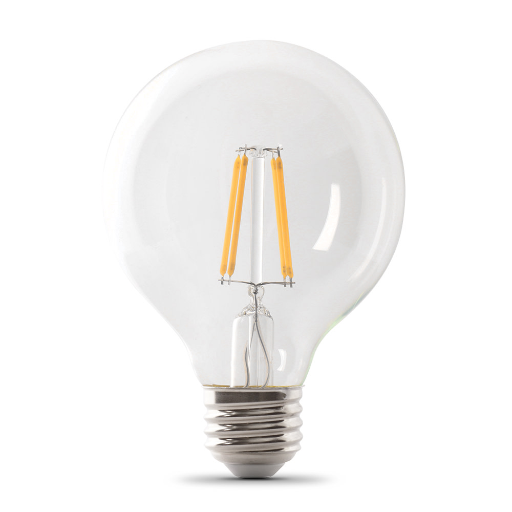 Feit Electric 40W G25 5000K Filament LED Bulb 3pk - Flockneti