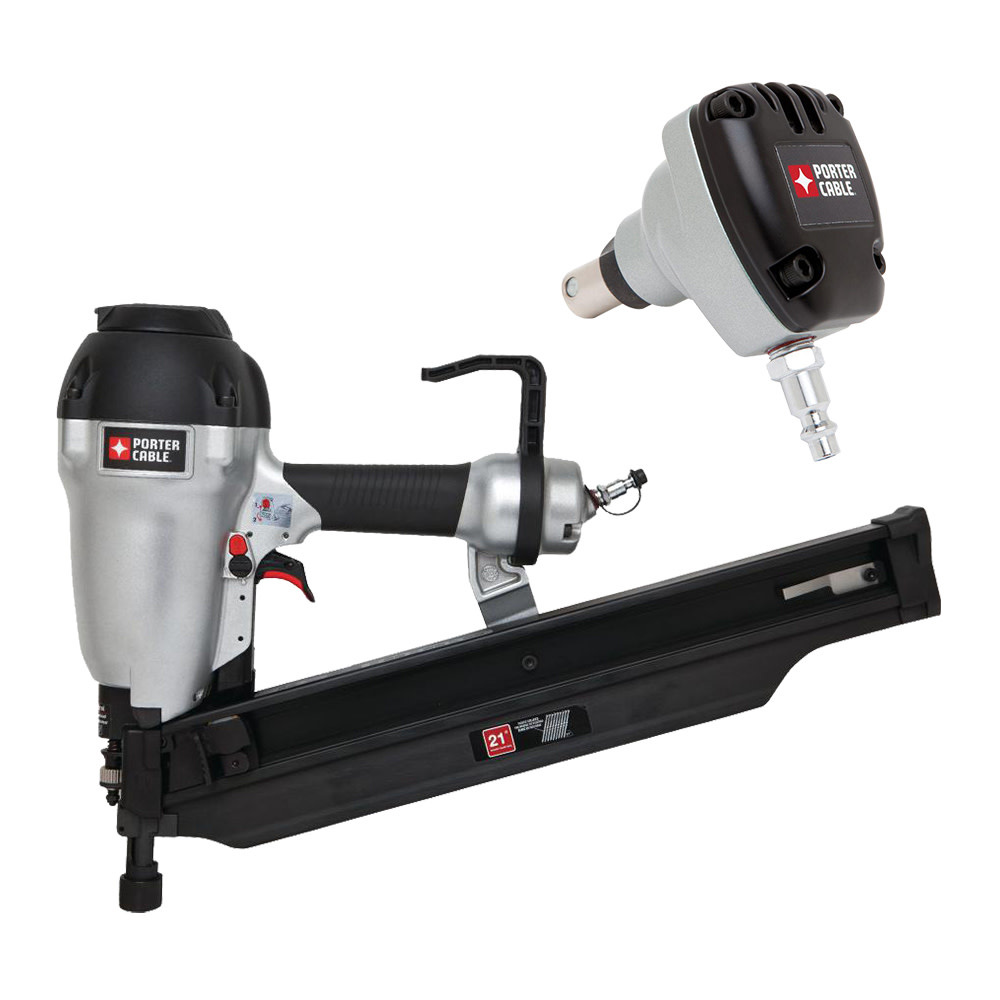 Porter Cable 22 Plastic Collated Framing Nailer and Mini Impact Palm Nailer - Flockneti