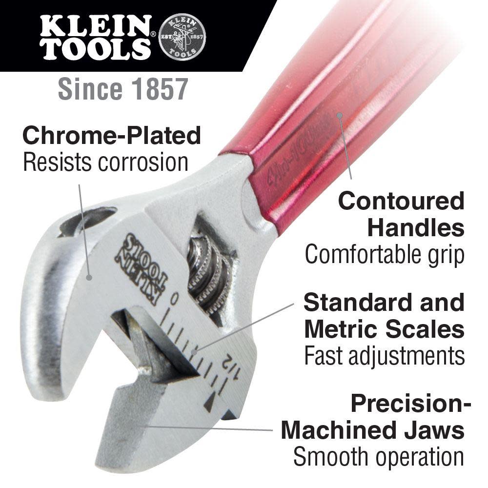 Klein Tools 6″ Adjustable Wrench Extra-Capacity - Flockneti