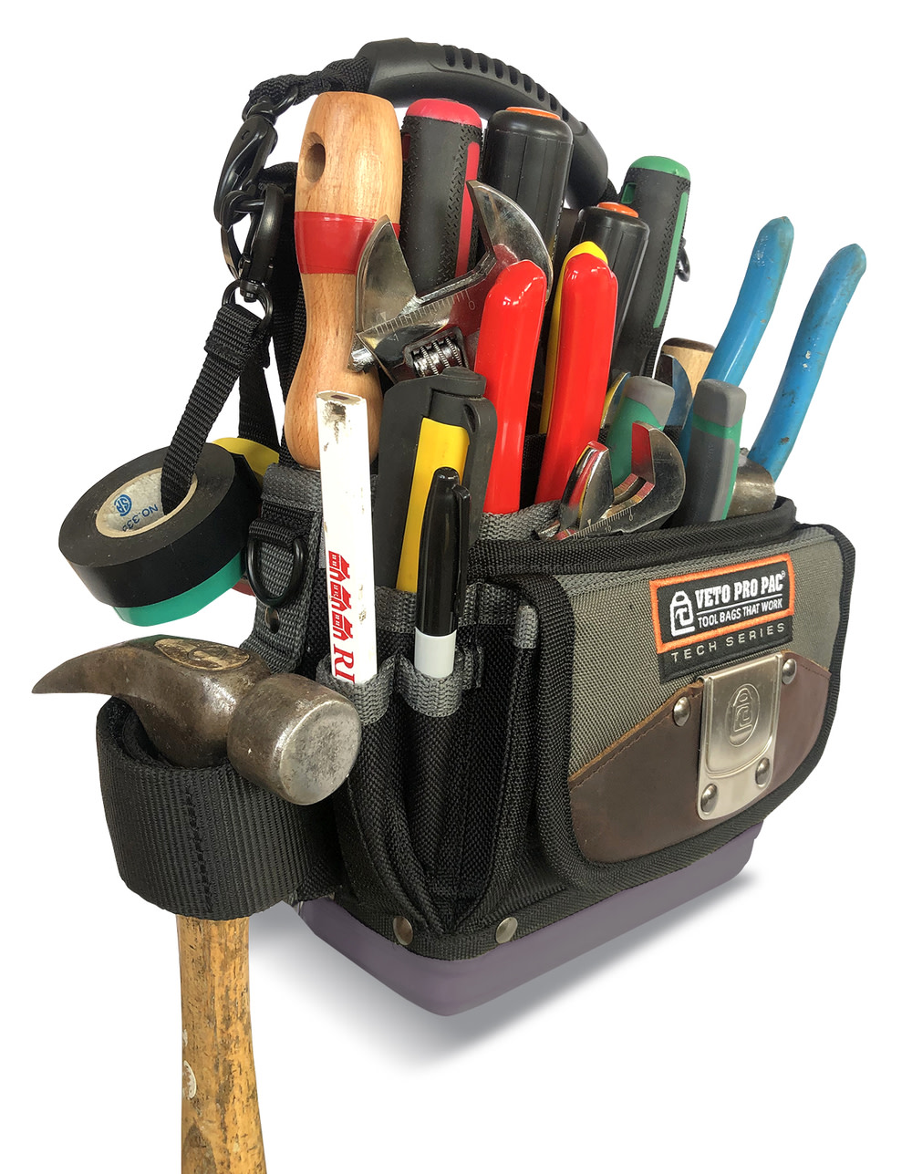 Veto Pro Pac 5 Pocket Tool Pouch with Base - Flockneti
