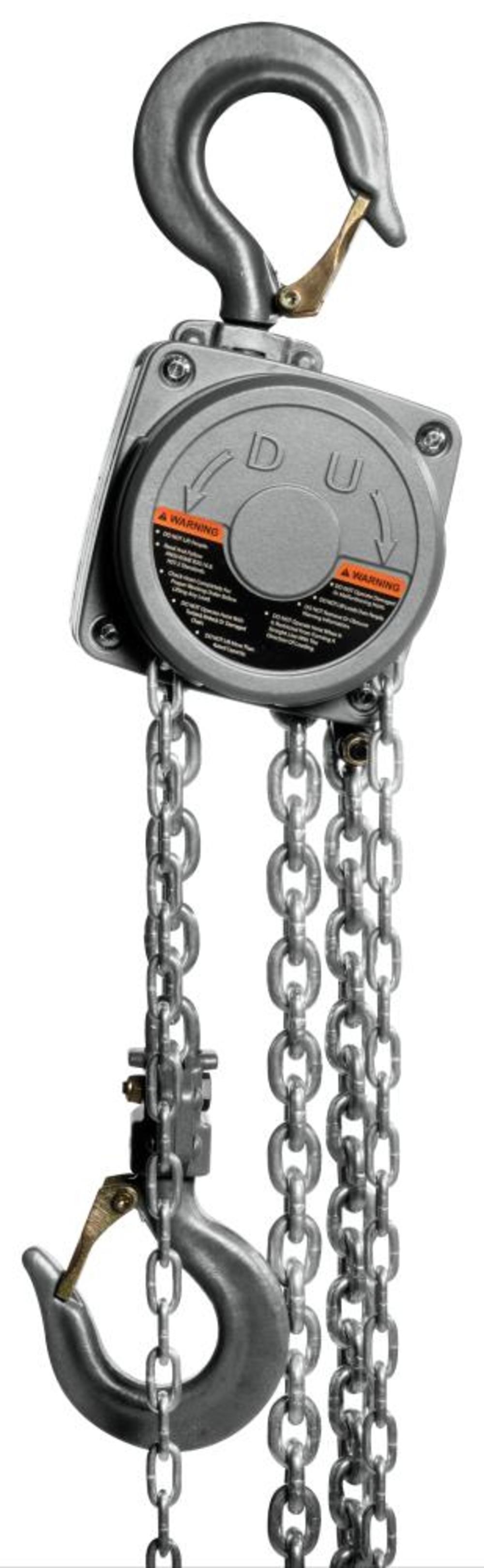 JET AL100-200-15 2 Ton Hand Chain Hoist with 15′ of Lift - Flockneti