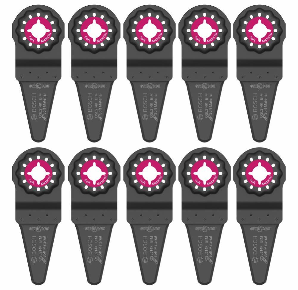 Bosch 2-1/4 In. Starlock Oscillating Multi Tool Caulk Knife Blade 10 pk. - Flockneti