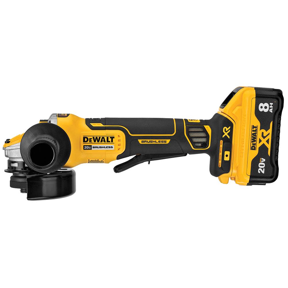 DEWALT 20V MAX* POWER DETECT XR Brushless 4-1/2-5In Small Angle Grinder Kit - Flockneti