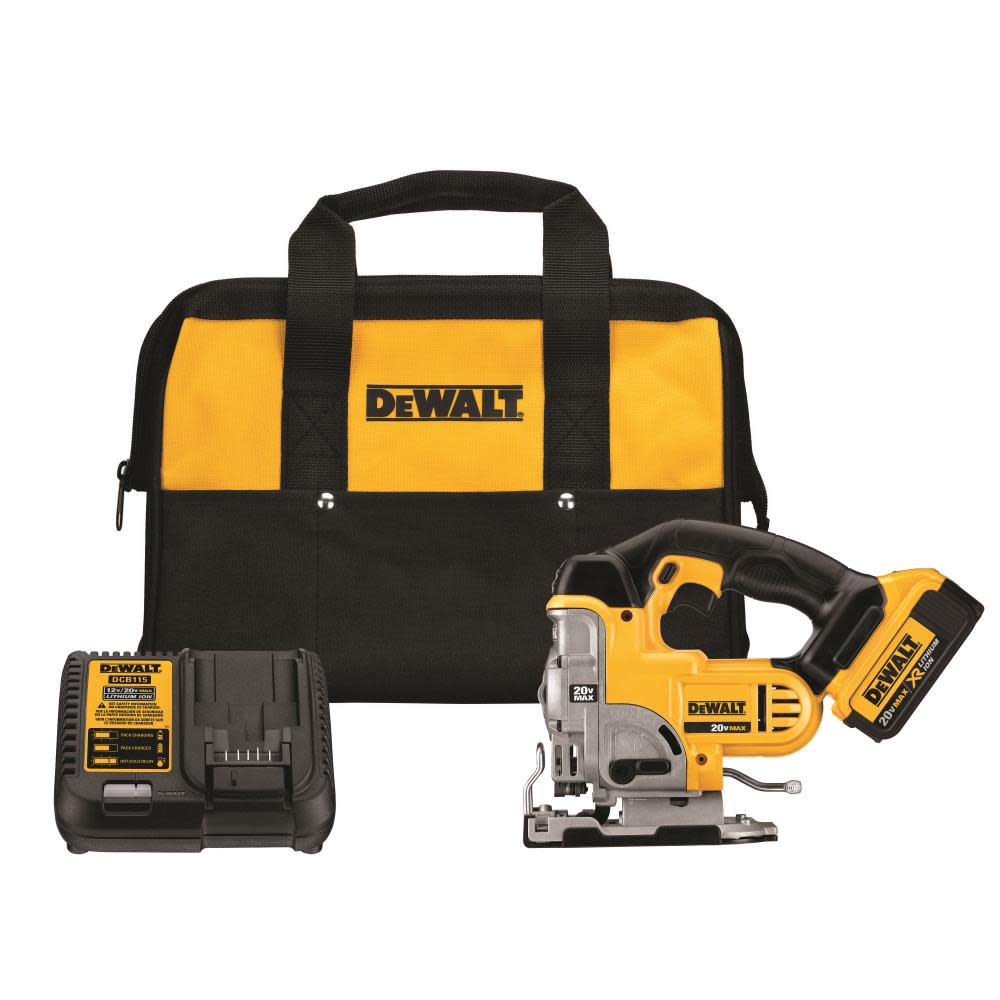 DEWALT 20 V MAX Lithium Ion Jig Saw Kit - Flockneti