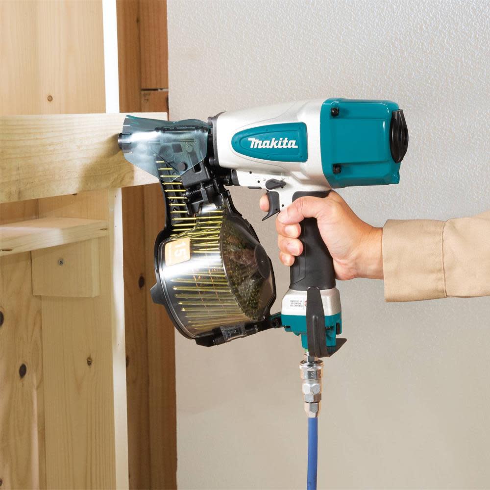 Makita 2-1/2″ Pneumatic Roofing/Siding Coil Nailer - Flockneti
