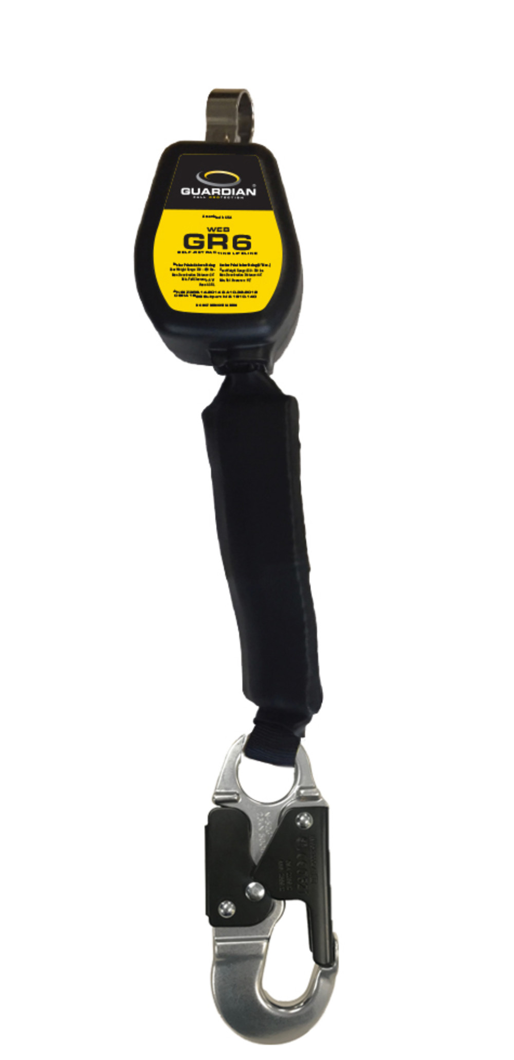 Guardian Fall Protection GR6 Web SRL Aluminum Snap Hook - Flockneti