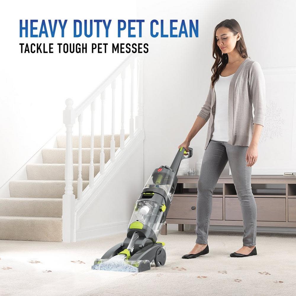 Hoover Residential Vacuum Residential Pro Clean Gray Pet Carpet Cleaner - Flockneti