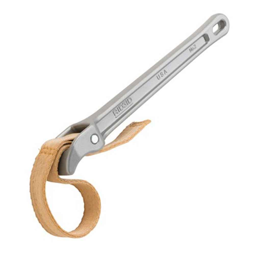 Ridgid 11 3/4″ Aluminum Strap Wrench with 24″ x 1 1/8″ Strap - Flockneti