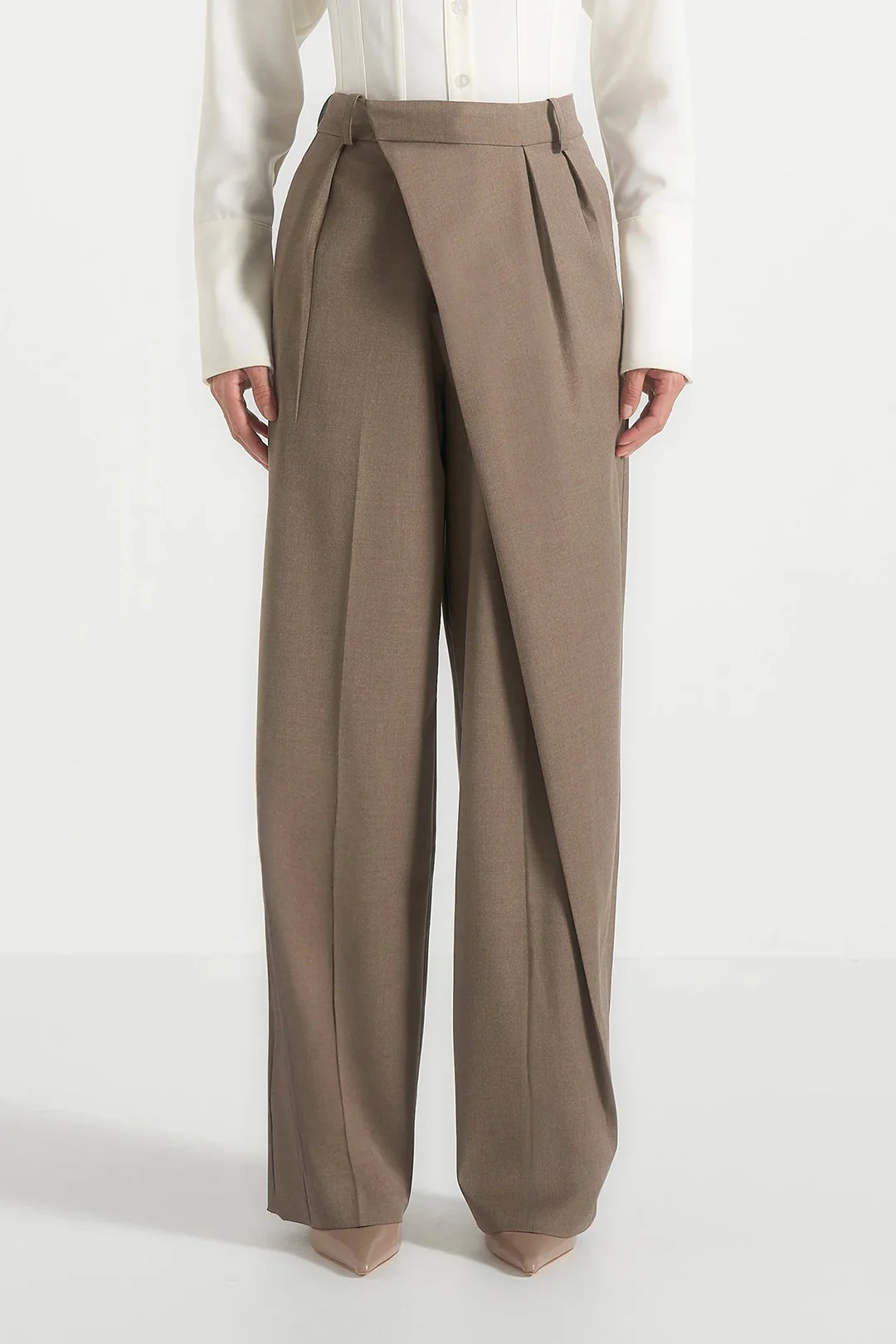 Solid Asymmetrical Pants - Flockneti